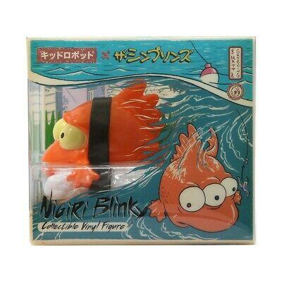 Kidrobot The Simpsons Orange Blinky the Fish Nagiri 3 Inch Vinyl Figure