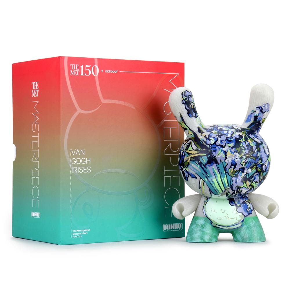 Kidrobot X The Met Masterpiece 8 Inch DUNNY Van Gogh Irises 