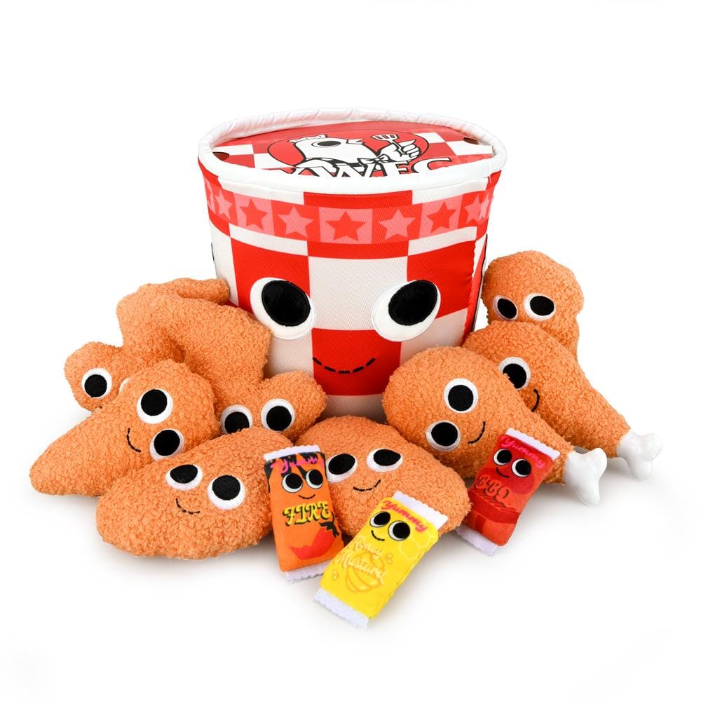 Kidrobot Yummy World Bertha Bucket Of Fried Chicken Interactive Plush