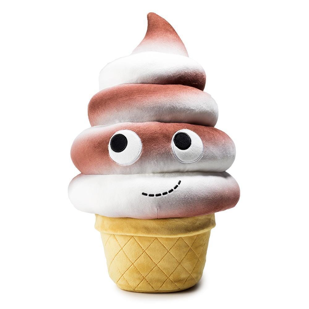 Kidrobot Yummy World Chocolate Swirl Soft Serve Ice Cream Plush