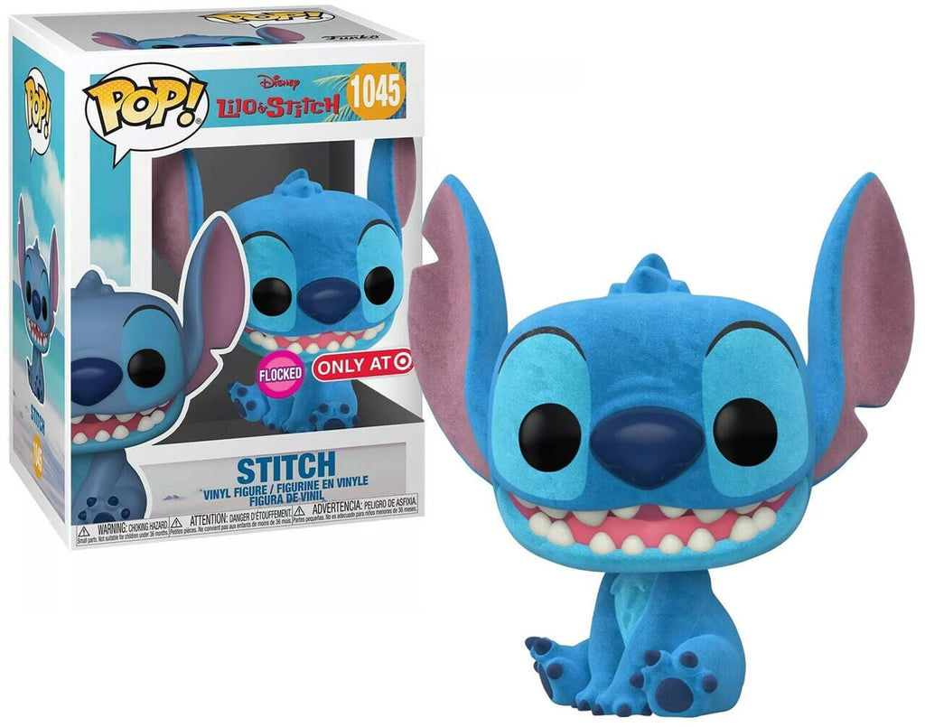 Lilo and Stitch Flocked Stitch Exclusive Funko Pop! #1045
