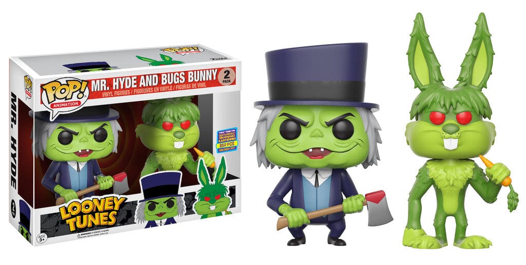 Looney Toons Mr. Hyde And Bugs Bunny Exclusive Funko Pop! 2-Pack (850 PCS)