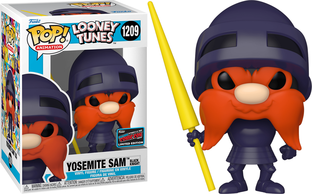 Looney Tunes Yosemite Sam (Black Knight) NYCC (Official Sticker) Exclusive Funko Pop! #1209