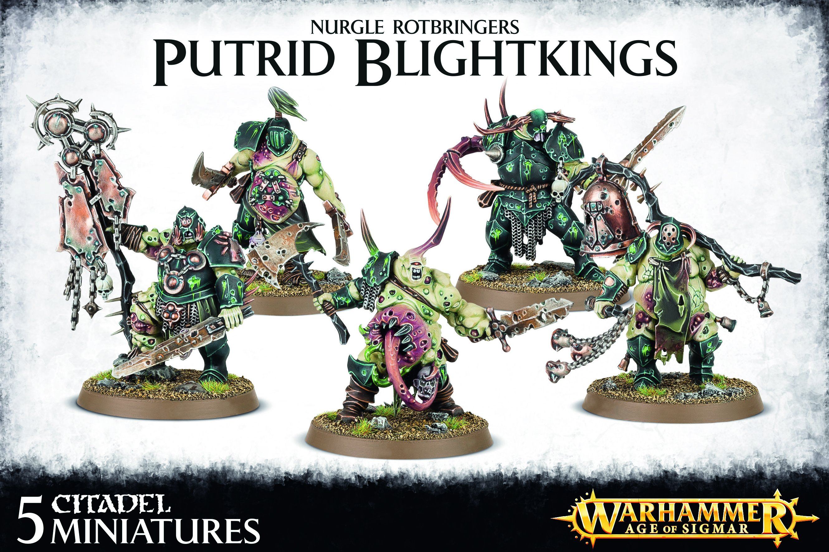 Maggotkin of Nurgle Putrid Blightkings | Undiscovered Realm