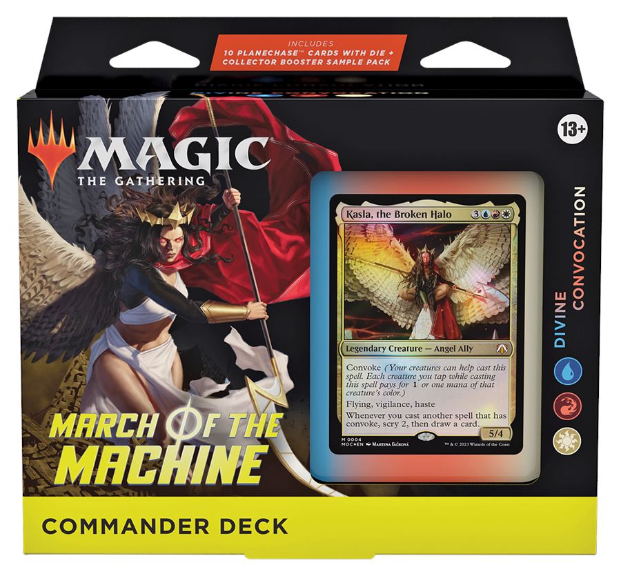 Magic The Gathering Divine Convocation March of the Machines Commander & Planechase Deck (Blue/Red/White)
