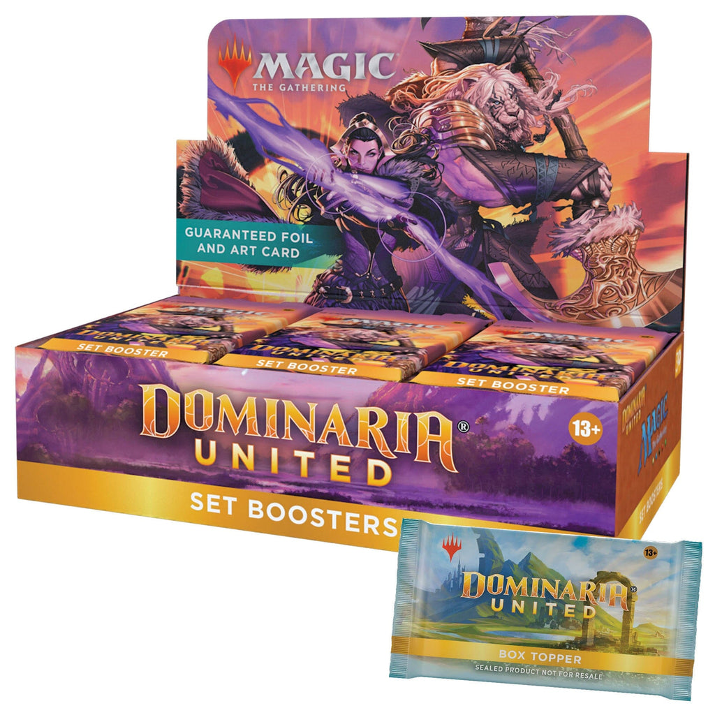Magic the Gathering: Dominaria United Set Booster Box w/ Box Topper (30 Packs)