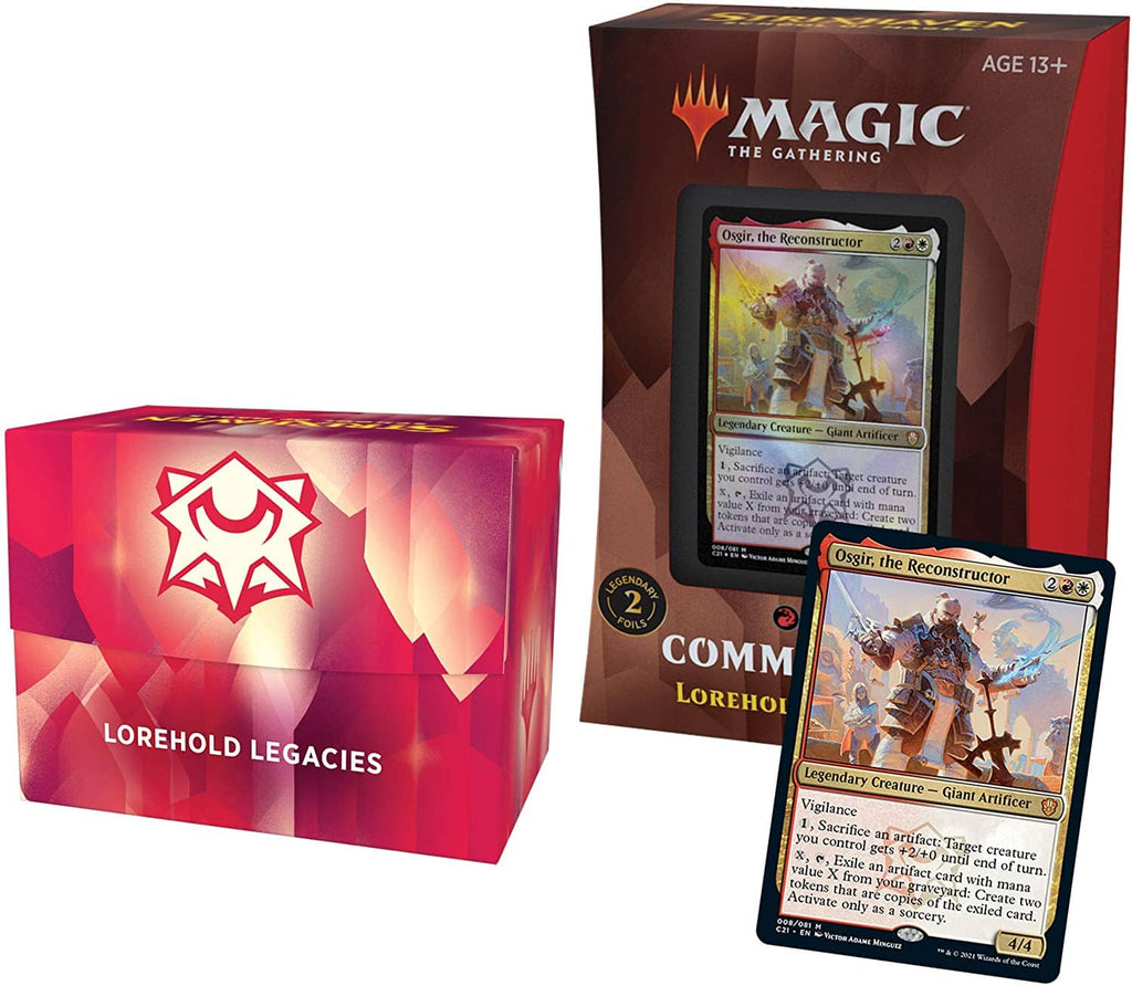 Magic the Gathering: MTG Strixhaven Commander 2021 Deck - Lorehold Legacies (Red-White)