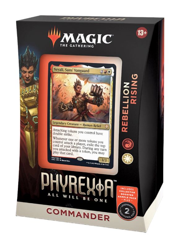Magic The Gathering Rebellion Rising Phyrexia: All Will Be One Commander Deck Commander Deck Wizards of the Coast 