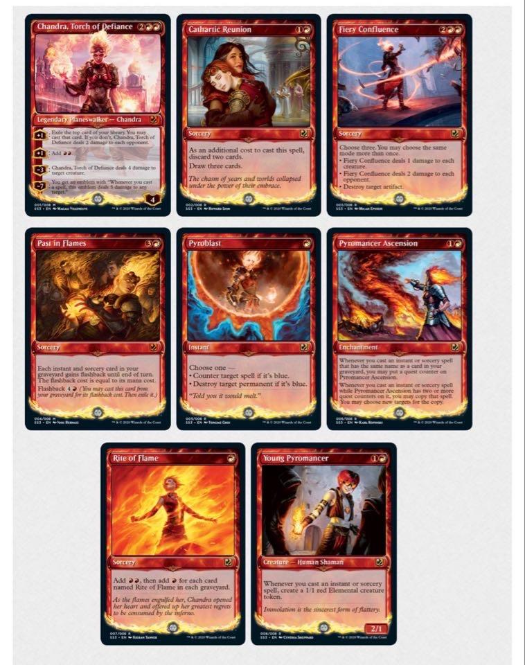 Magic the Gathering Signature Spellbook: Chandra Cards