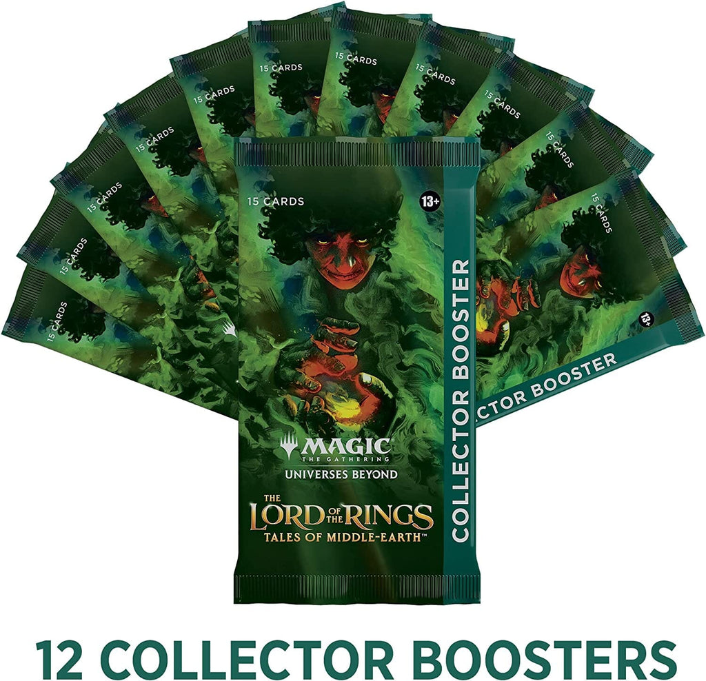 Magic The Gathering: The Lord of the Rings: Tales of Middle-earth: Collector Booster Box Display (12 Packs)