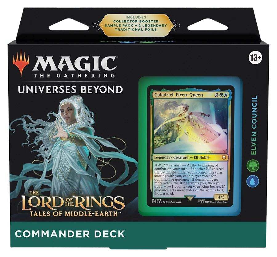 Magic: The Gathering The Lord of The Rings: Tales of Middle-Earth Elven Council Commander Deck