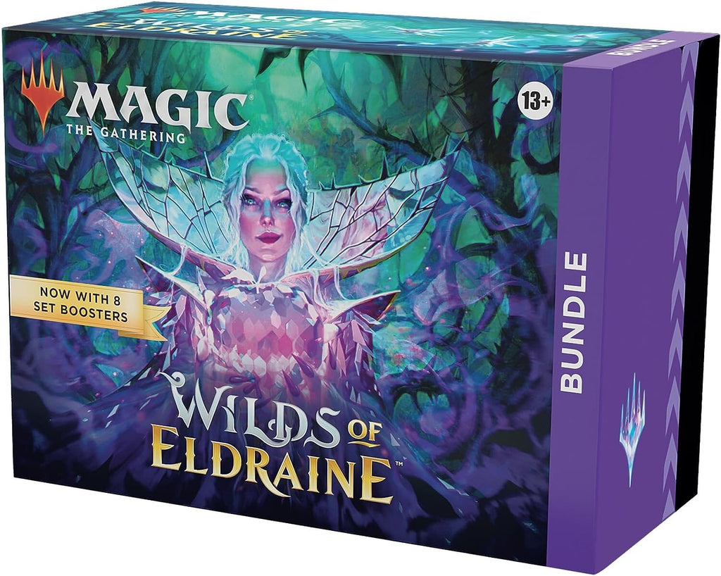 Magic The Gathering: Wilds Of Eldraine Bundle (8 Set Boosters & More)