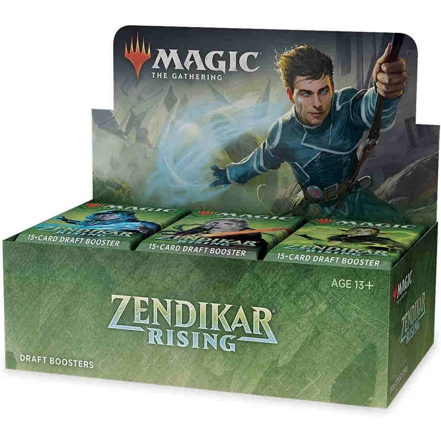 Magic the Gathering: Zendikar Rising Draft Booster Box w/ Box Topper (36 Packs)