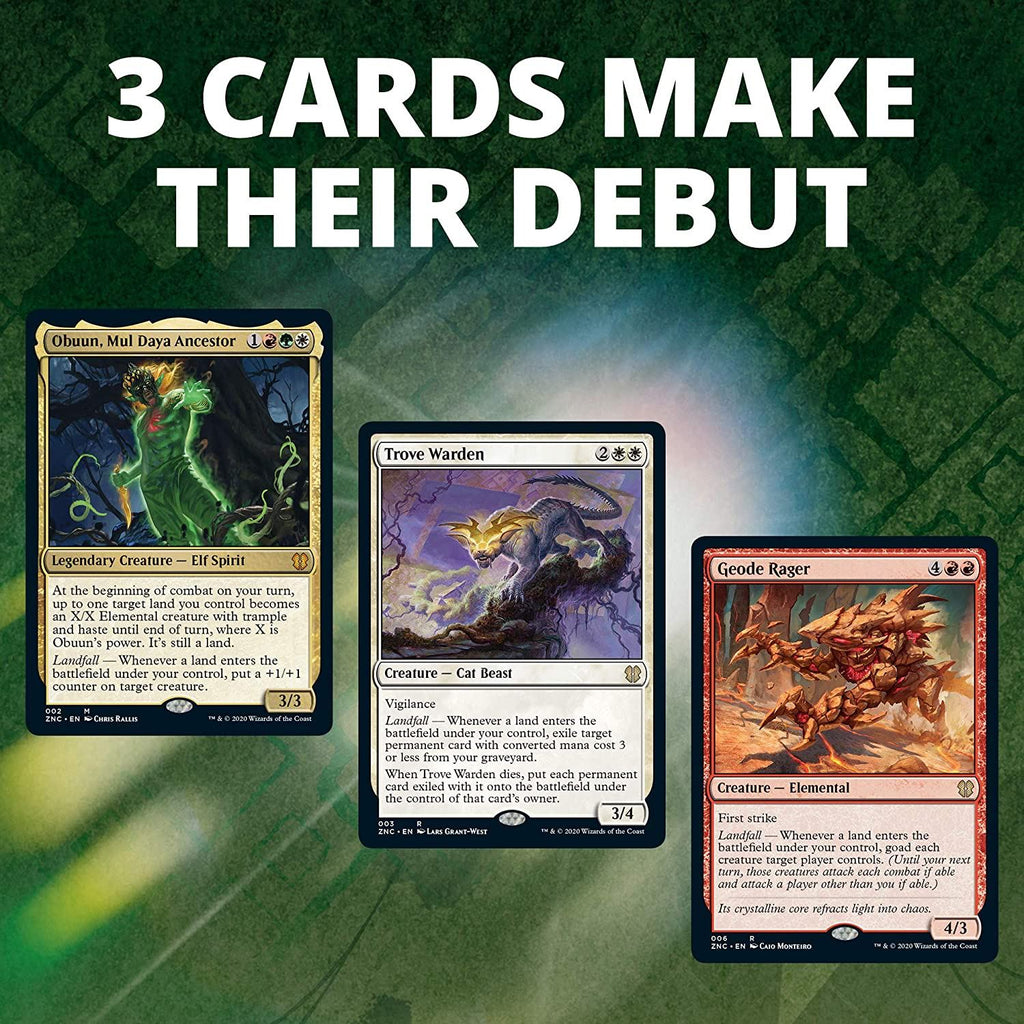 Magic the Gathering: Zendikar Rising Land's Wrath Commander Deck (Pre Order) Commander Deck Wizards of the Coast 