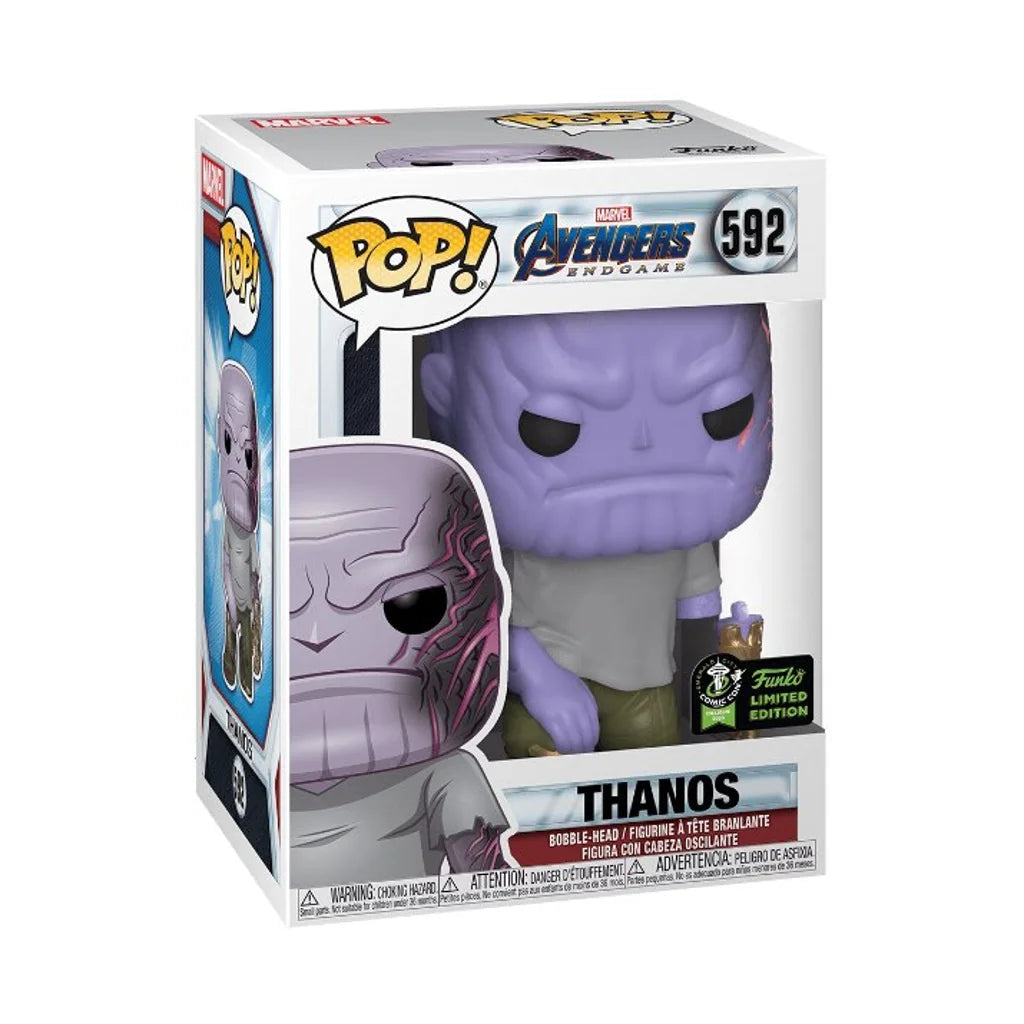 Marvel Avengers Endgame Thanos w/ Detachable Arm (Magnetic) Emerald City Exclusive Funko Pop! #592 Funko 