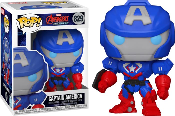 Marvel Avengers MechStrike Captain America (Mecha) Funko Pop! #829