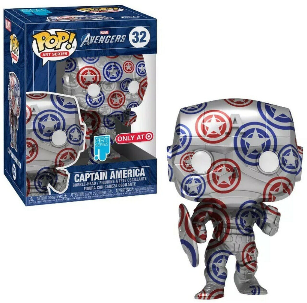 Marvel Captain America Art Series Exclusive Funko Pop! #33