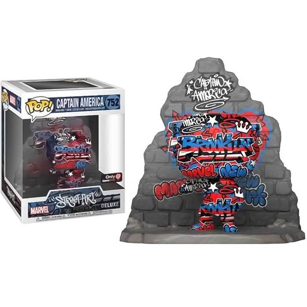 Marvel Captain America (Street Art) Exclusive Funko Pop! #752 Funko 