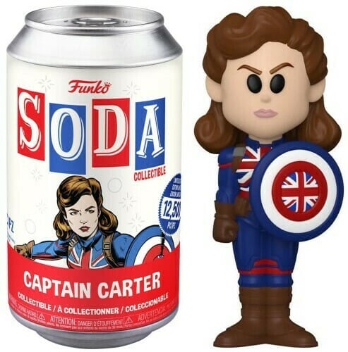 Marvel Captain Carter Funko Vinyl Soda (Opened Can)