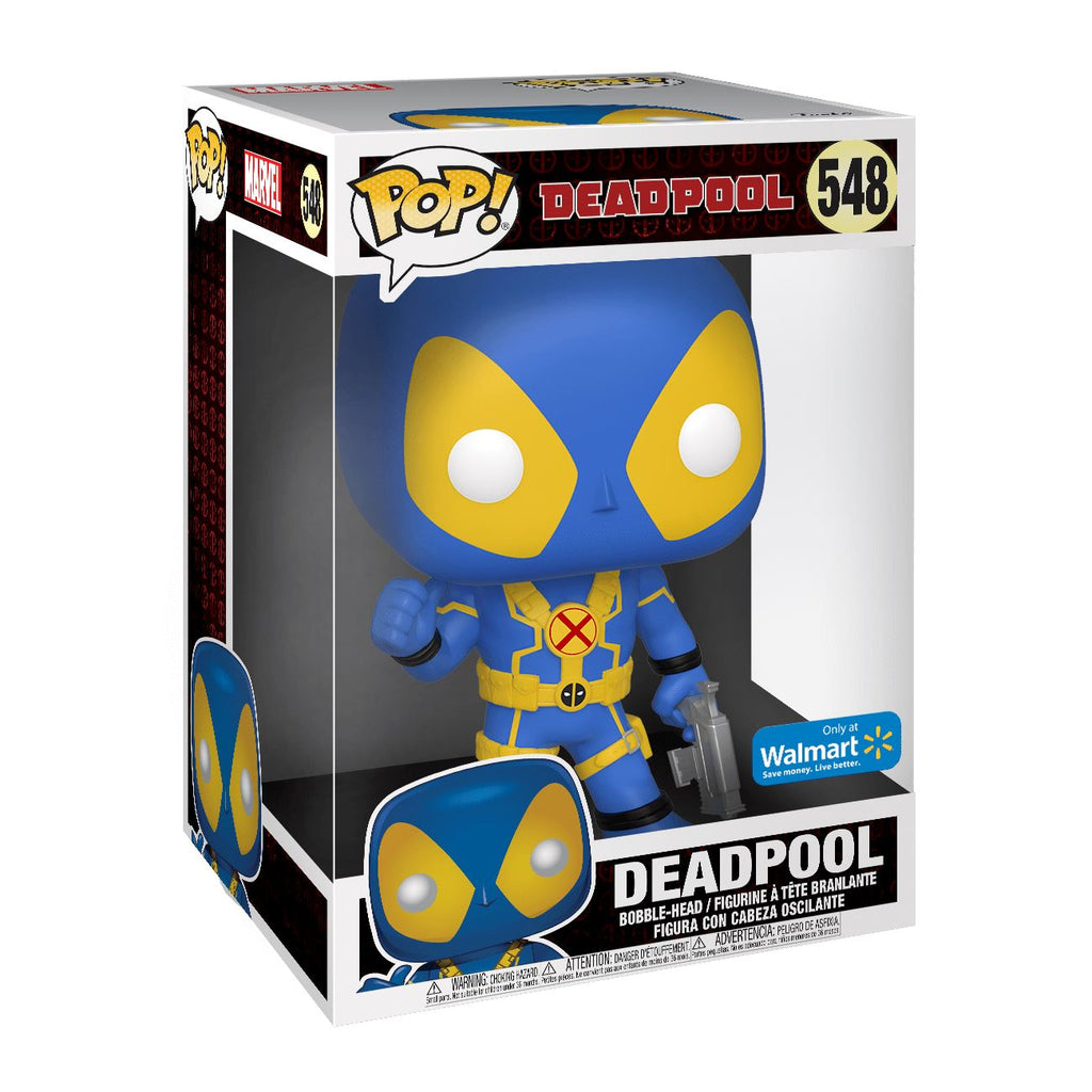 Marvel Deadpool (Blue/Yellow) 10 Inch Exclusive Funko Pop! #548 