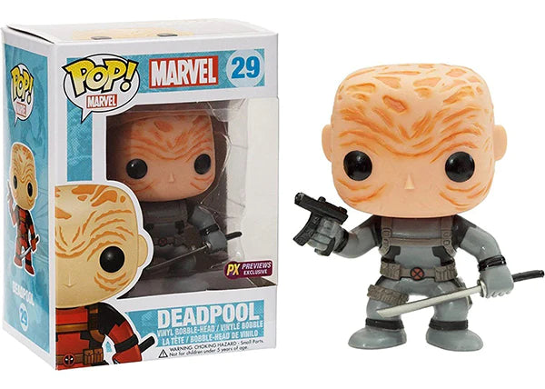 Marvel Deadpool Unmasked (X-Force) Exclusive Funko Pop! #29 – Undiscovered  Realm
