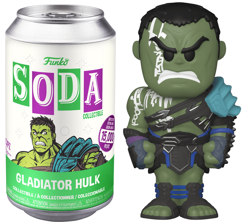 Marvel Gladiator Hulk Funko Vinyl Soda (Opened Can)