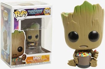 Marvel Guardians of the Galaxy Vol.2 Groot Candy Bowl Hot Topic Exclusive Funko Pop! #264