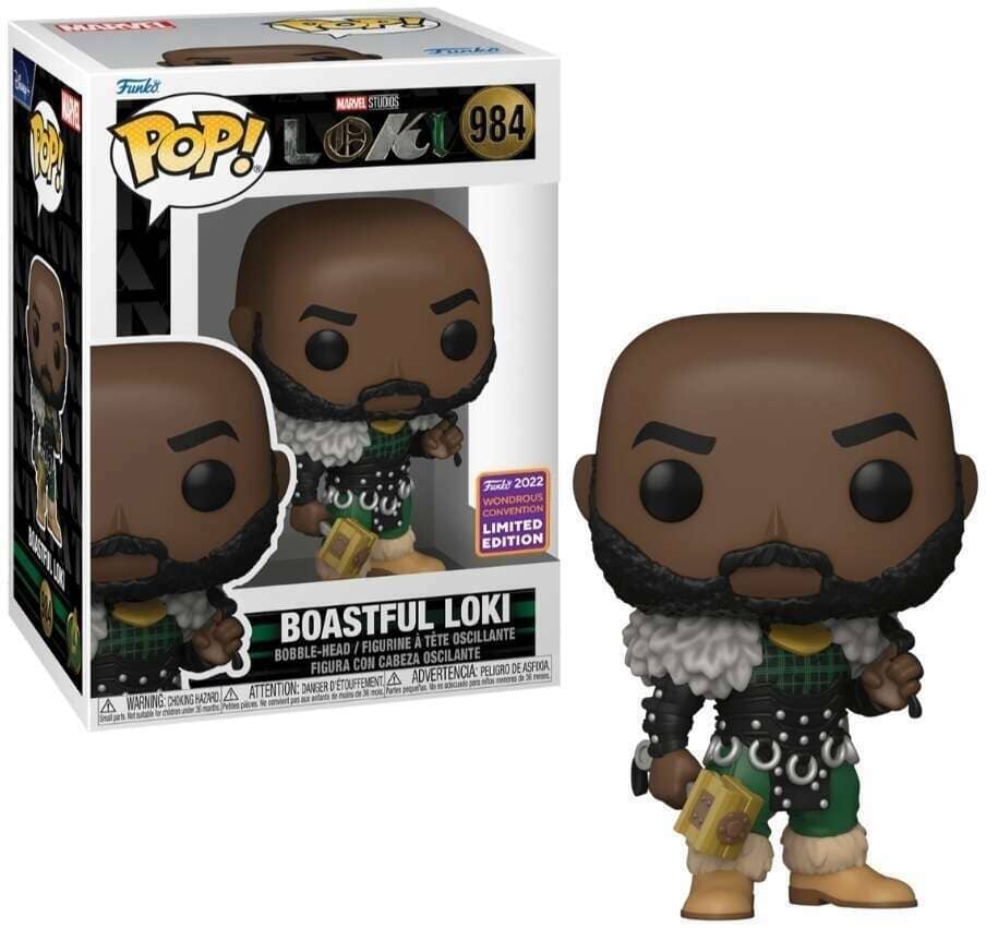 Marvel Loki Boastful Loki Wondrous Convention Exclusive Funko Pop! #984