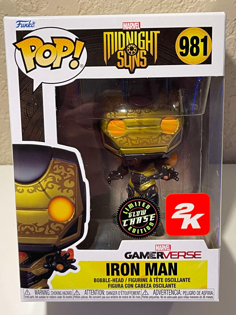 Marvel Midnight Suns Iron Man Glow Chase 2K Exclusive Funko Pop! #981