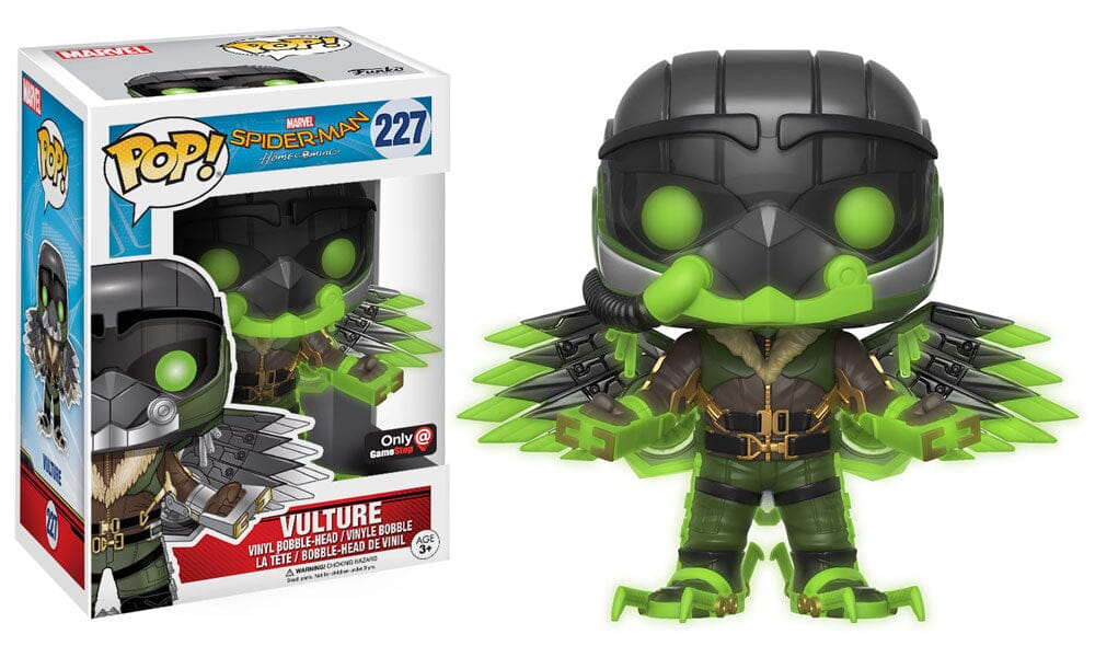 Marvel Spider-Man Homecoming Vulture Glow Exclusive Funko Pop! #227