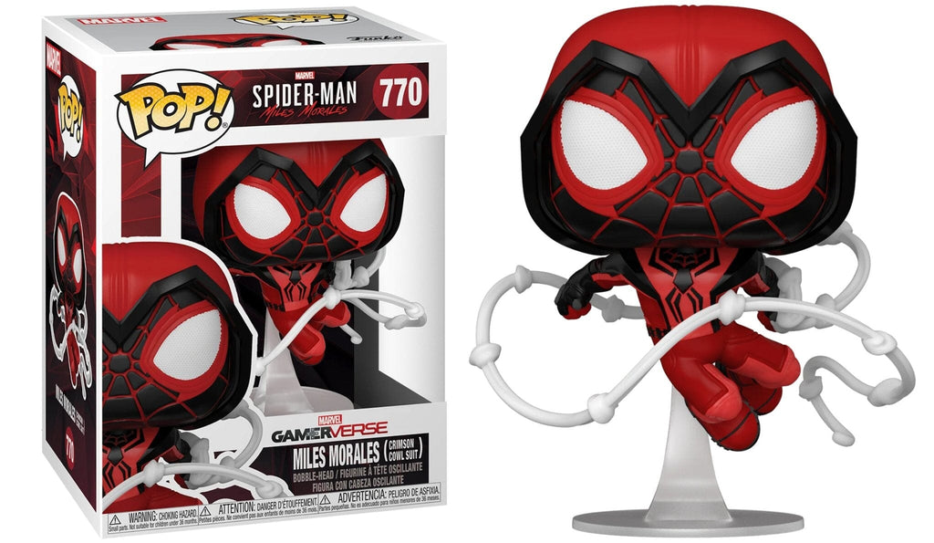 Marvel Spider-Man Miles Morales (Crimson Cowl Suit) Funko Pop! #770