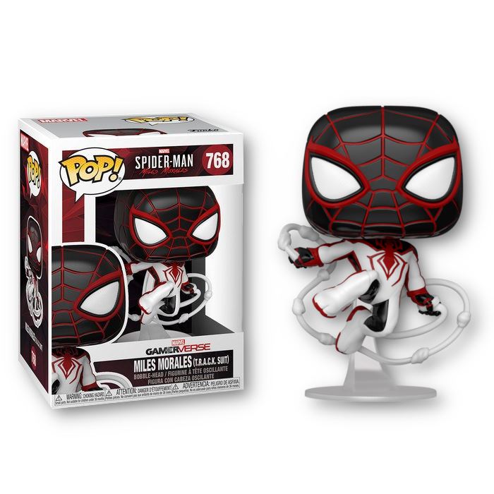 Marvel Spider-Man Miles Morales (T.R.A.C.K Suit) Funko Pop! #768