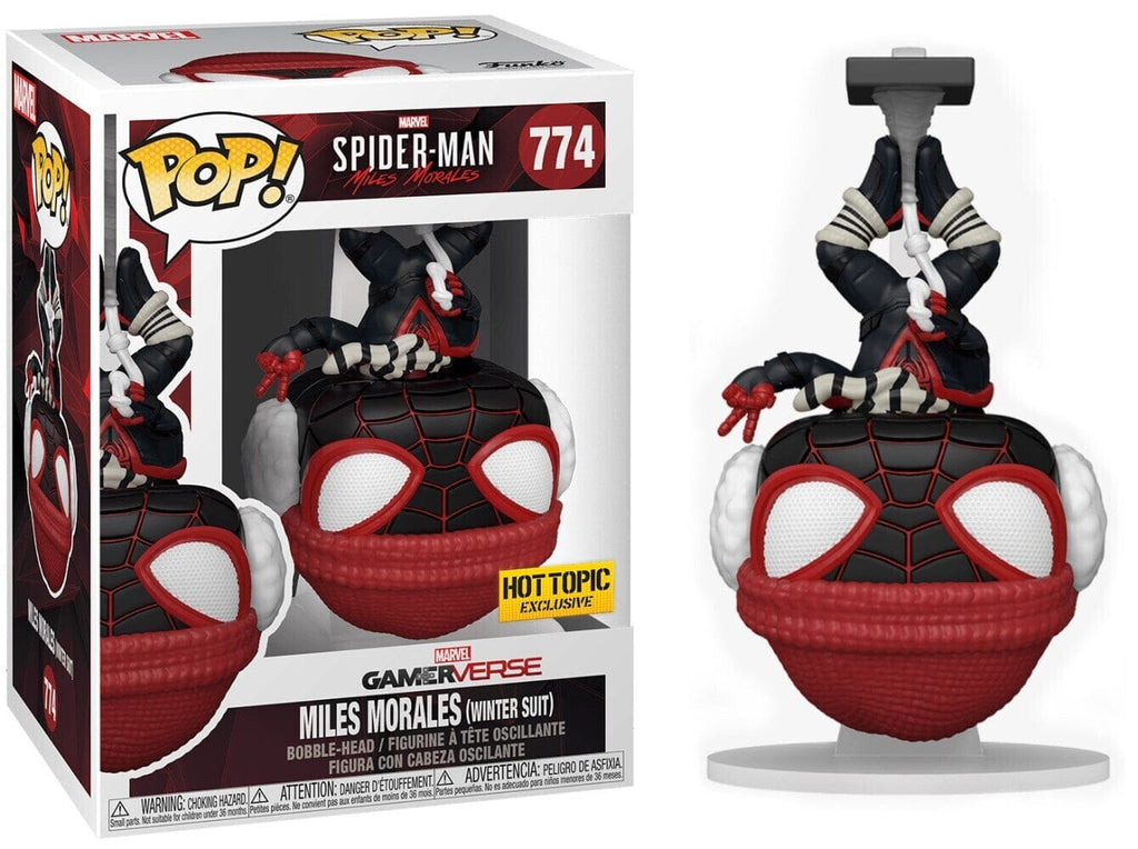 Marvel Spider-Man Miles Morales (Winter Suit) Exclusive Funko Pop! #774