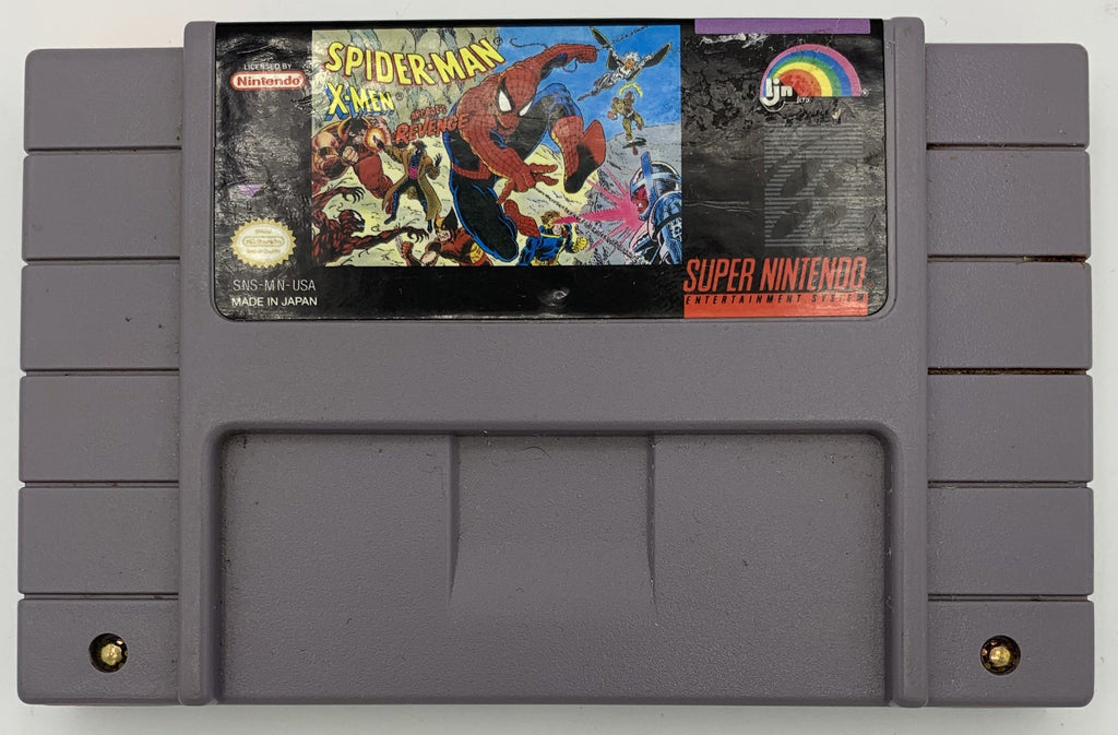 Marvel Spider-Man X-Men Arcade’s Revenge for the Super Nintendo (SNES) (Loose Game)