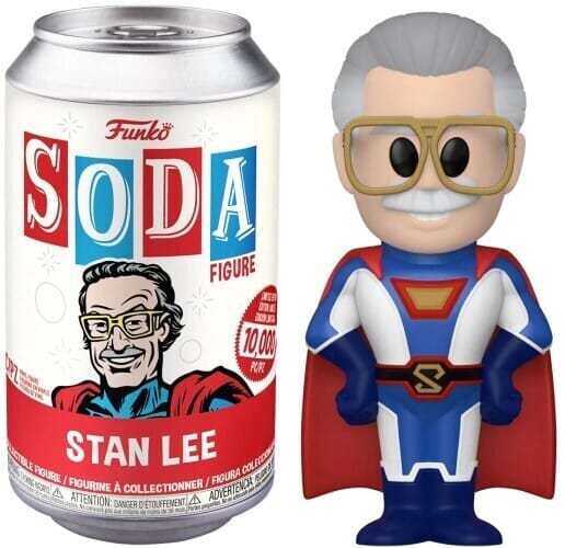 Marvel Stan Lee Vinyl Soda (Opened Can)