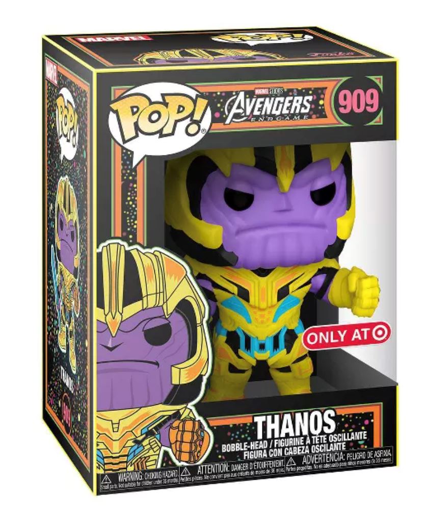 Marvel Thanos Blacklight Exclusive Funko Pop! #909