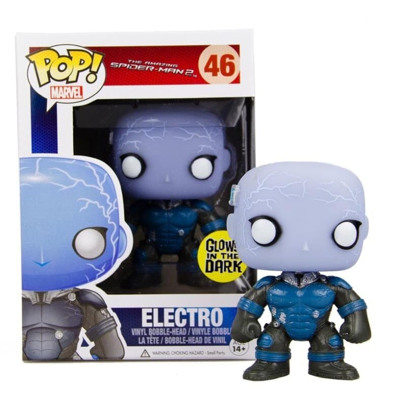 Marvel The Amazing Spider-Man 2 Electro Glow In The Dark Funko Pop! #46