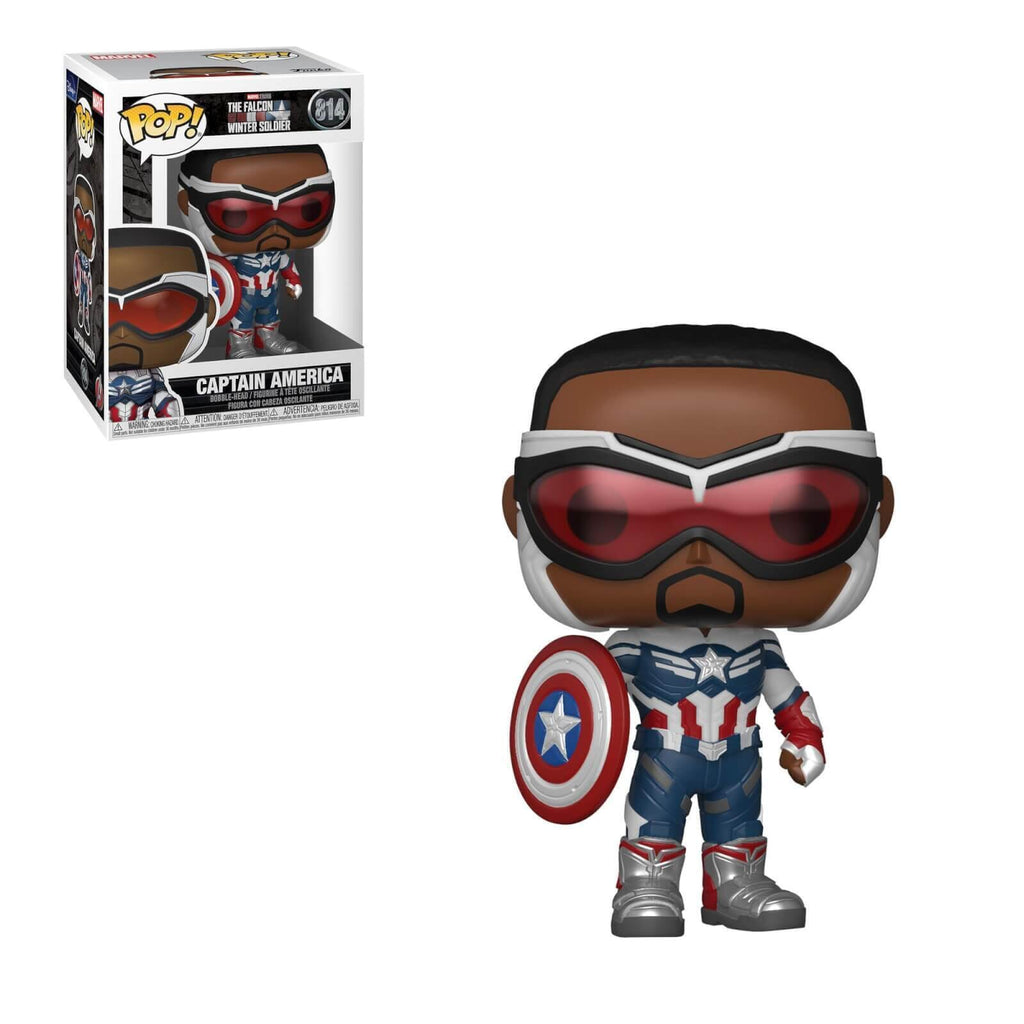 Marvel The Falcon and the Winter Soldier Captain America (Sam Wilson) Funko Pop! #814