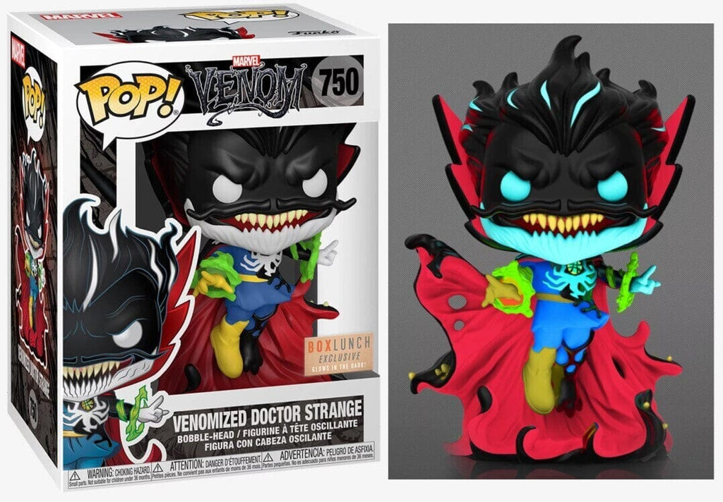 Marvel Venomized Doctor Strange Glow Exclusive Funko Pop! #750