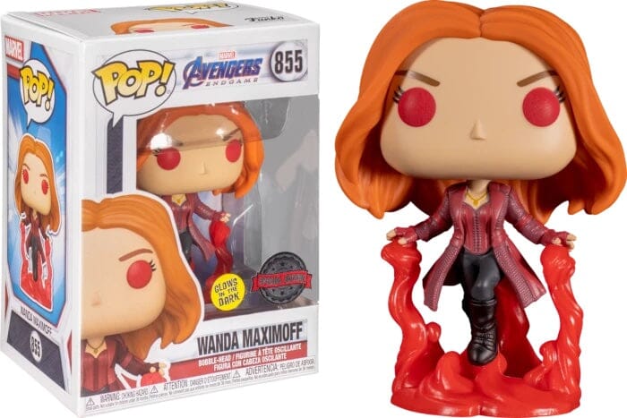 Marvel Wanda Maximoff Avengers Endgame (Glow) Exclusive Funko Pop! #855