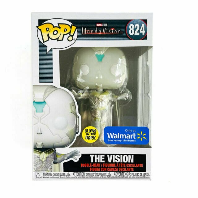 Marvel WandaVision The Vision Glow Exclusive Funko Pop! #824
