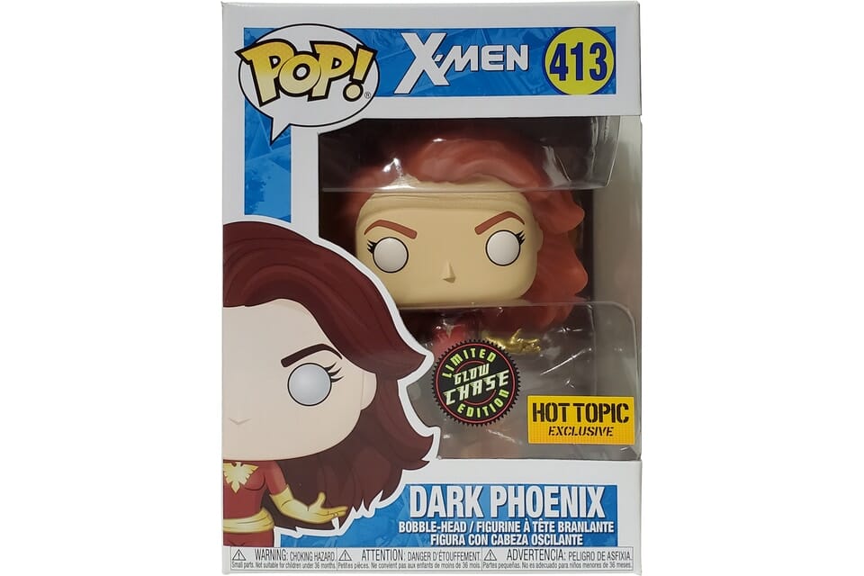 Marvel X Men Dark Phoenix Glow Chase Exclusive Funko Pop! #413