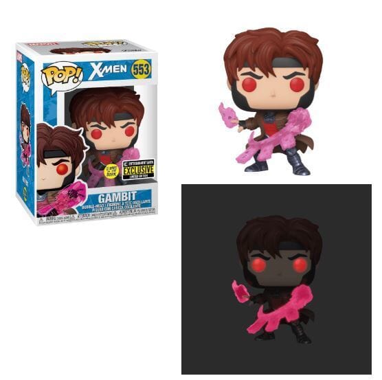 Marvel X-Men Gambit Glow Exclusive Funko Pop! #553