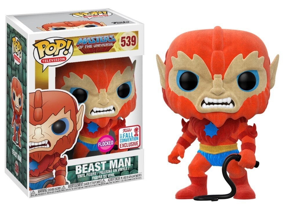 Masters of the Universe Beast Man (Flocked) Fall Convention  Exclusive Funko Pop! #539