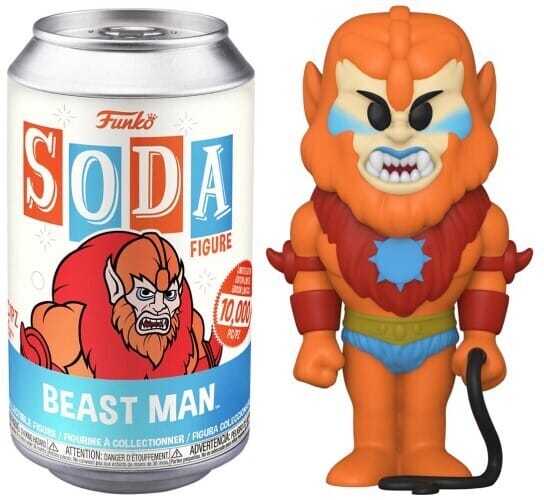 Masters of the Universe Beast Man Funko Vinyl Soda (Opened Can)