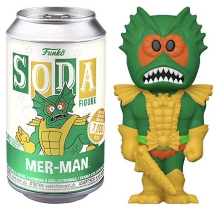 Masters of the Universe Mer-Man Funko Vinyl Soda (Opened Can)