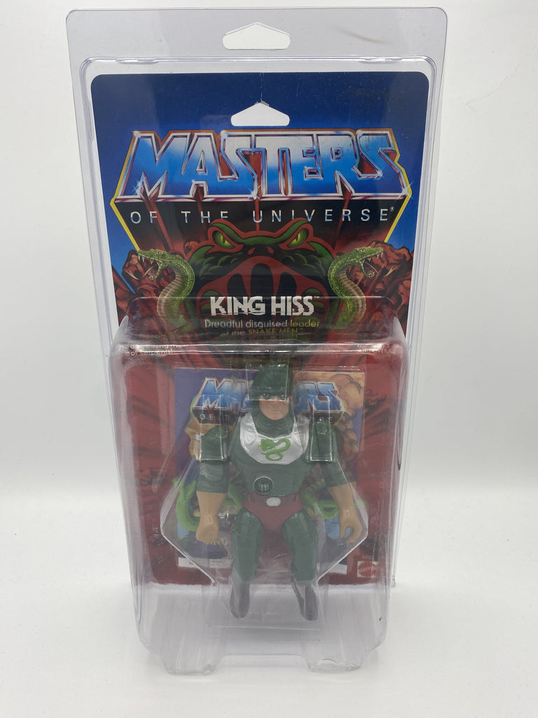 Masters of the Universe (MOTU) King Hiss Vintage Action Figure w/ Protector