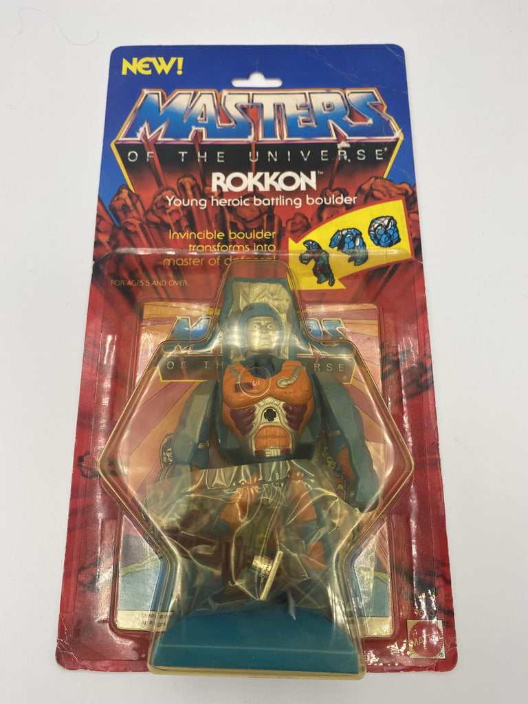 Masters of the Universe (MOTU) Rokkon Vintage Action Figure w/ Protector Action Figure Mattell 