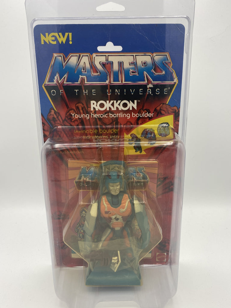 Masters of the Universe (MOTU) Rokkon Vintage Action Figure w/ Protector