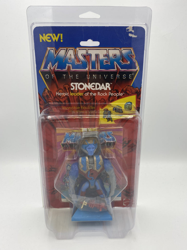 Masters of the Universe (MOTU) Stonedar Vintage Action Figure w/ Protector